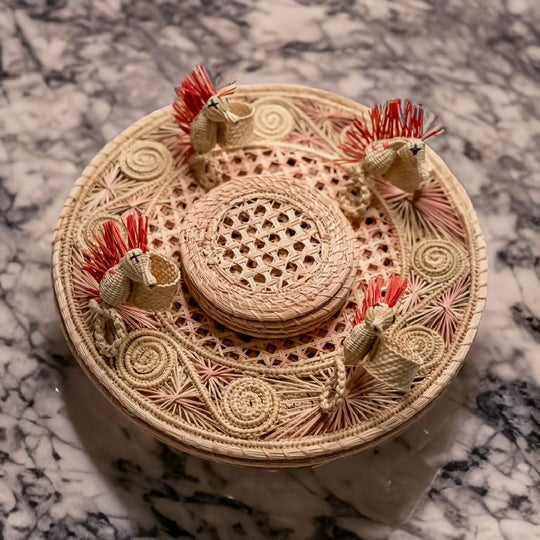 Catalina Iraca Placemat Set