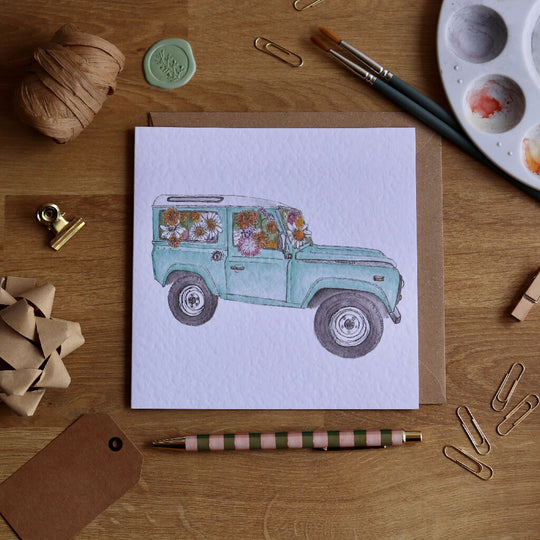 Defender In Bloom Greeting Card