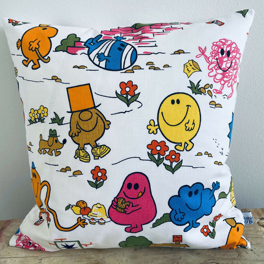 Vintage Mr Men cushion