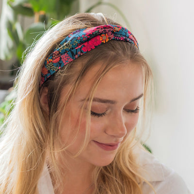 Holme & Moss Liberty Twist Headband - Ciara C Print | Country Living Marketplace