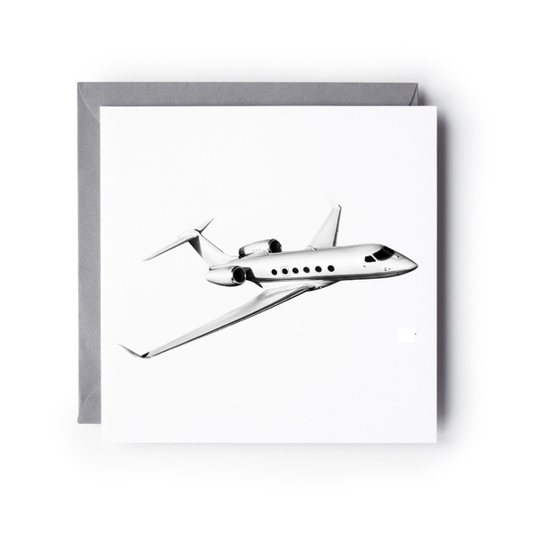 Private Jet Aviation Greeting Card