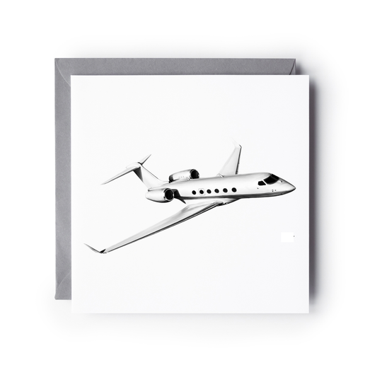 Private Jet Aviation Greeting Card