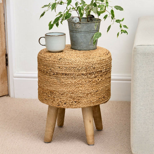 EcoBlend Jute Footstool