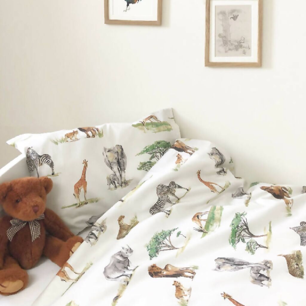 Safari Animals Children's Bed Linen