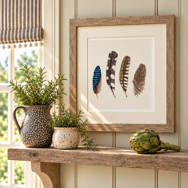 Feather - Signed and mounted Giclée Art Print