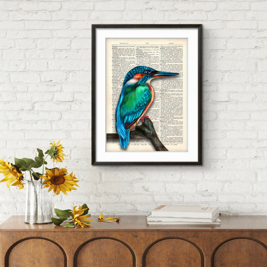 The Patient Kingfisher - Print