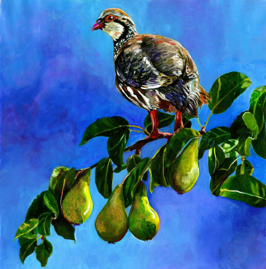 A Partridge in a Pear Tree Painting