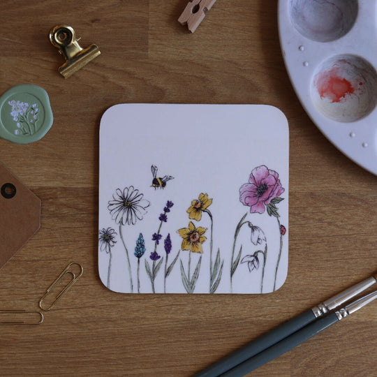 Spring Flower Coaster
