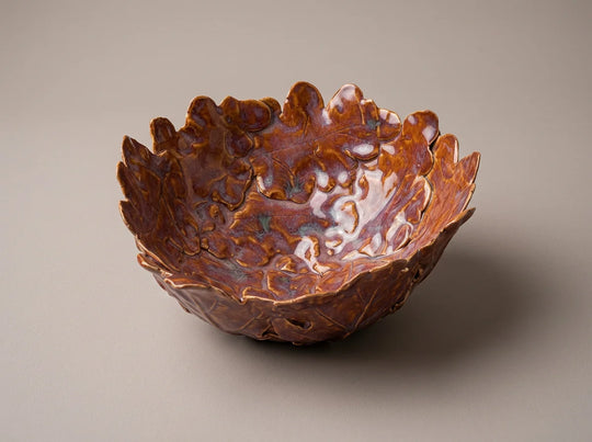 Small Oak Leaf Ceramic Jewellery Dish