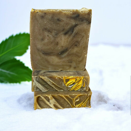 Natural Nettle Soap Bar with Lavender, Lemon and Juniperberry Essential Oils Small and Large Size