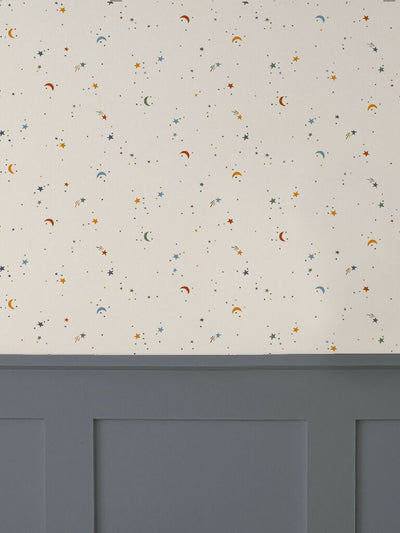 Moons & Stars Multi Wallpaper Wall Panelling