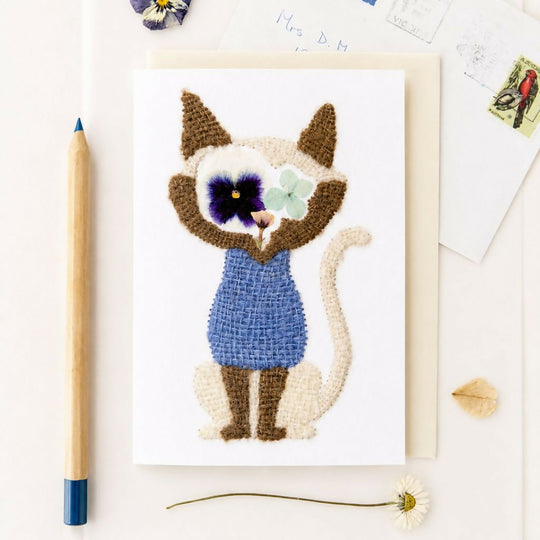 Vivienne The Cat Greetings Card