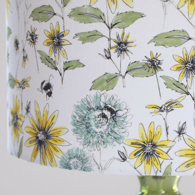 Bumblebee and Flora Designer Lampshade