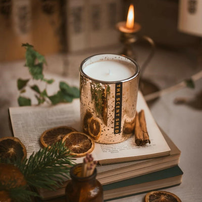 Luxury Christmas Candle gold