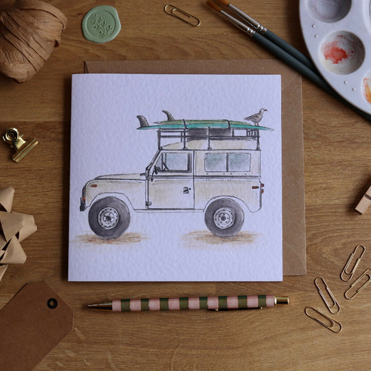 Surf Defender Greeting Card