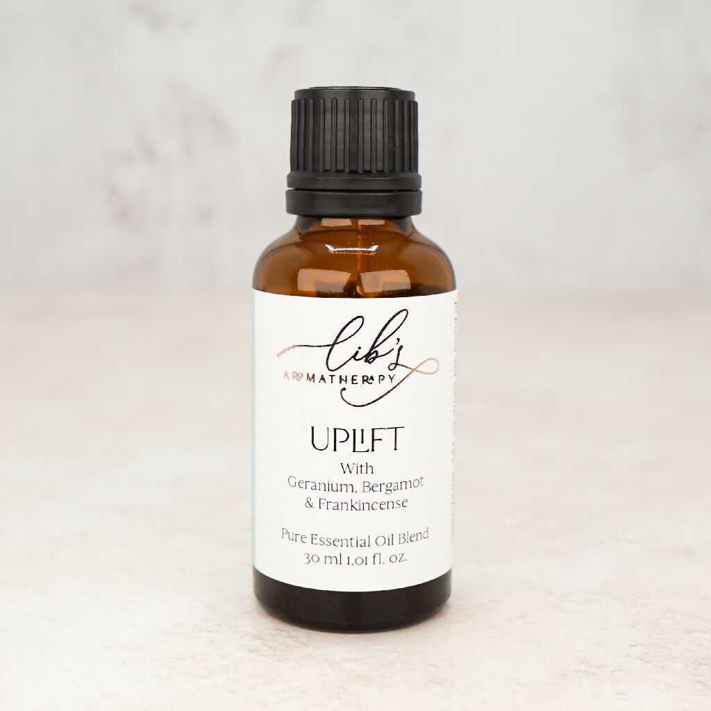 Lib's Aromatherapy Uplift with Geranium, Bergamot & Frankincense Essential Oil Blend