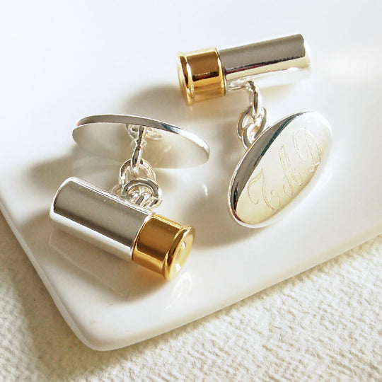 Personalised Cartridge Cufflinks