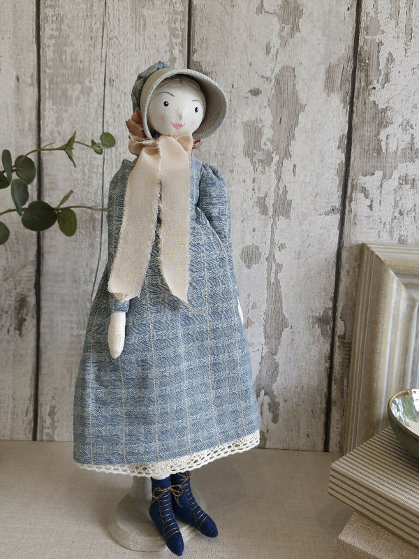 Regency Style Fabric Art Doll - Maggie