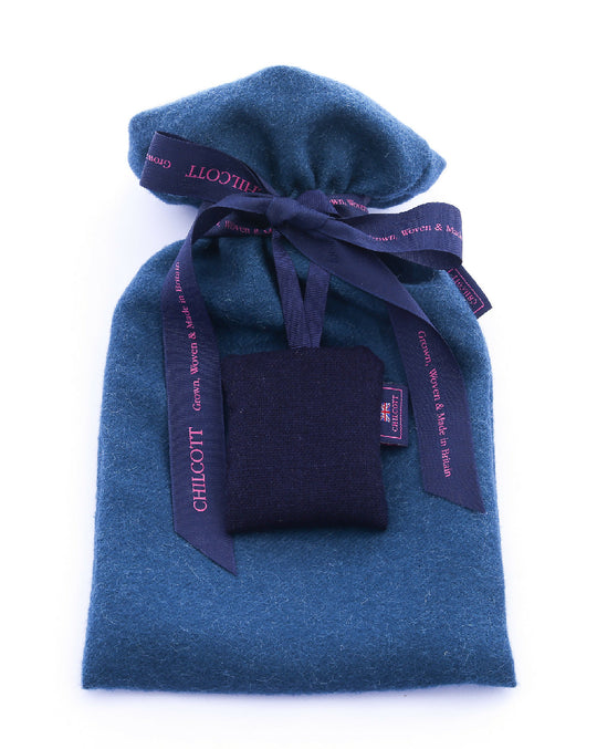 Chilcott Alpaca Hot Water Bottle - Atlantic Blue