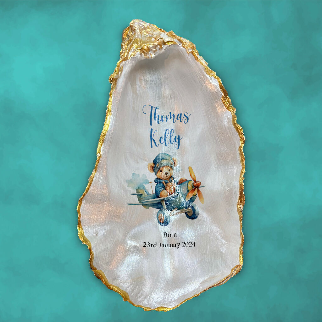 New Born - Personalised Oyster Shell