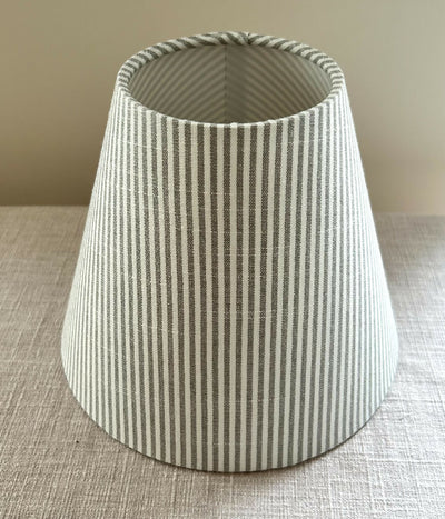 'Pinstripes Grey' Lampshade