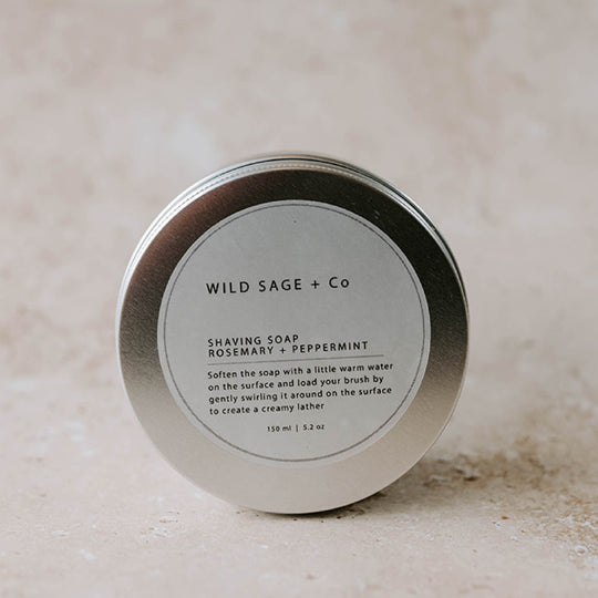 Rosemary + Peppermint Shaving Soap