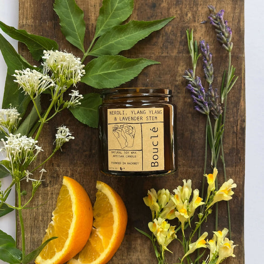Neroli, Ylang Ylang & Lavender Stem Essential Oil Candle