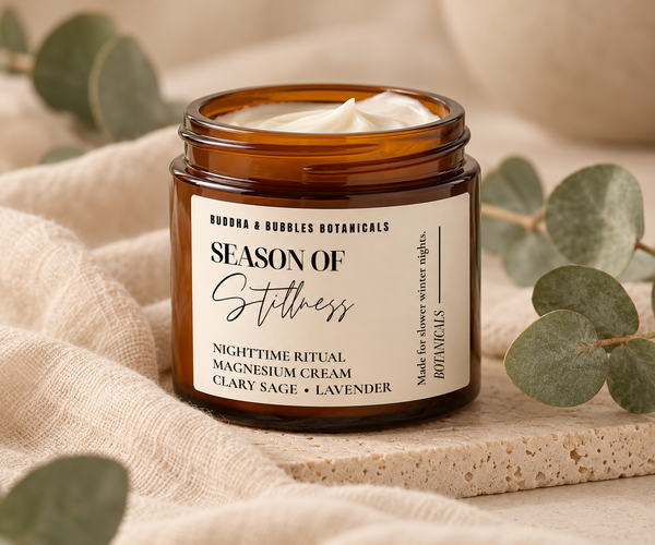 Relaxing Magnesium Cream - Season of Stillness . Clary Sage . Lavender