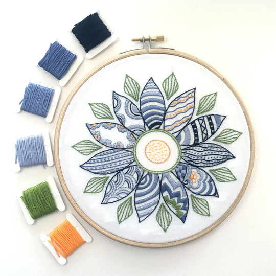 Flower Embroidery Kit