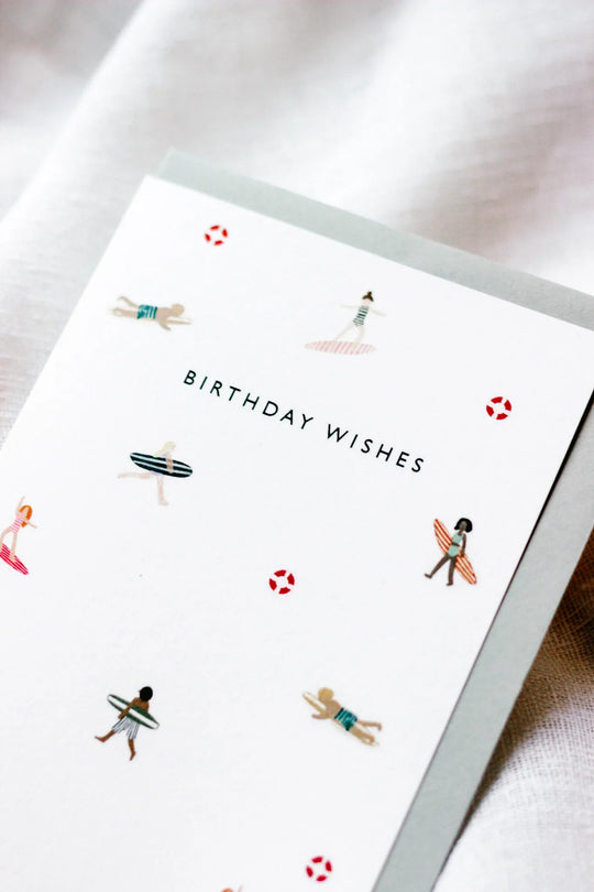 Catching Waves Birthday Card