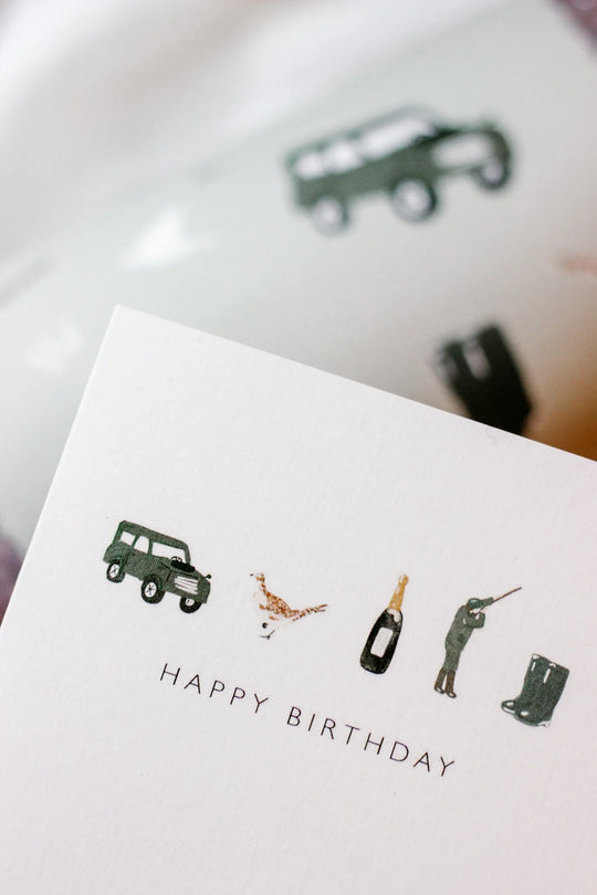 Happy Birthday Card - Country Man