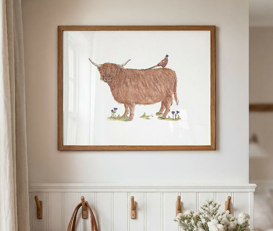 Highland Cow Print