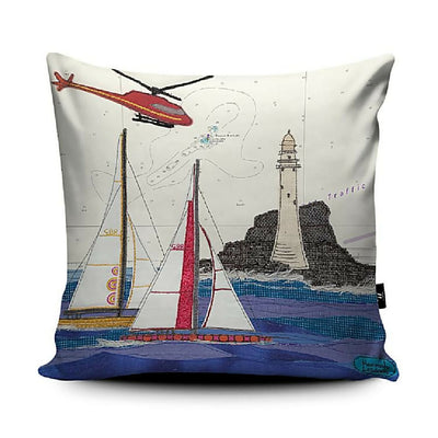 Fastnet cushion Hannah Wisdom Textiles