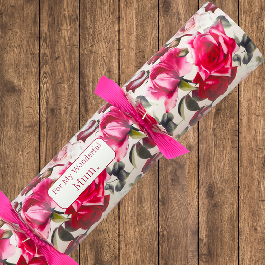 For My Wonderful Mum | Mother's Day Cracker Craft Kit | Perfect Rose | Single