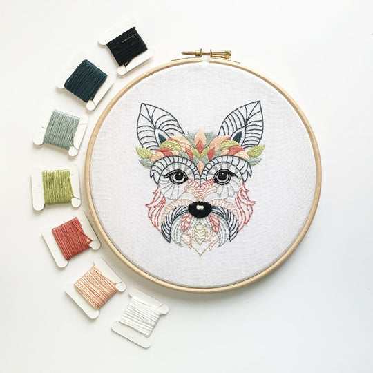 Dog Embroidery Kit