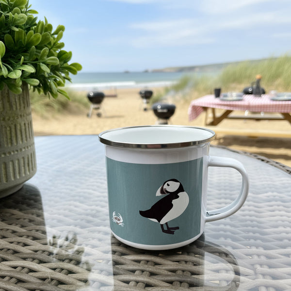 Enamel Mugs ~ Coastal Birds