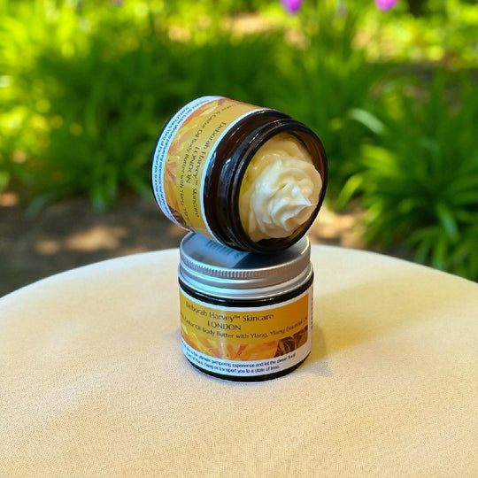 Shea Butter & CASTOR oil Body Butter With YLANG, YLANG Essential Oil.