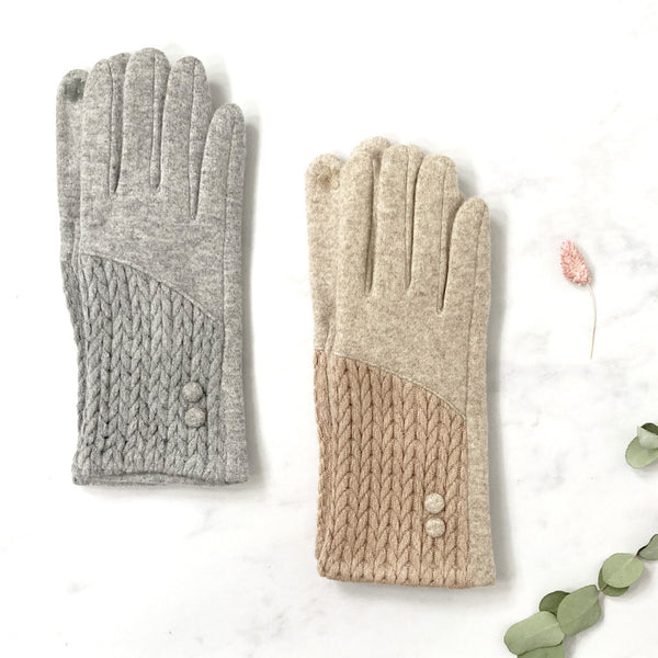 Ladies Soft Cashmere Blend Winter Gloves