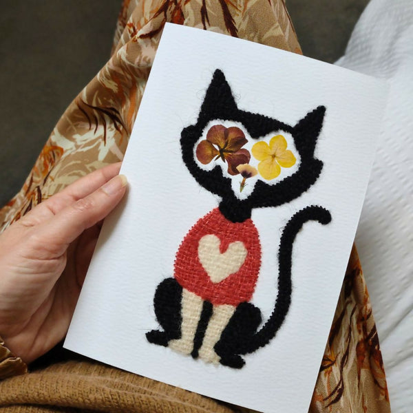 Cat Art Valentine Gift