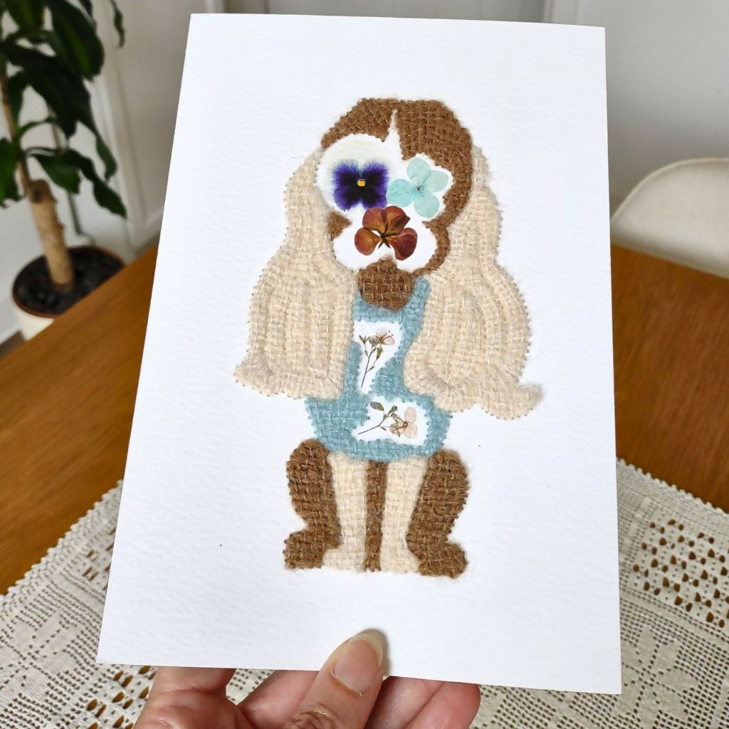 Spaniel Original Embroidered Art | Country Living Marketplace