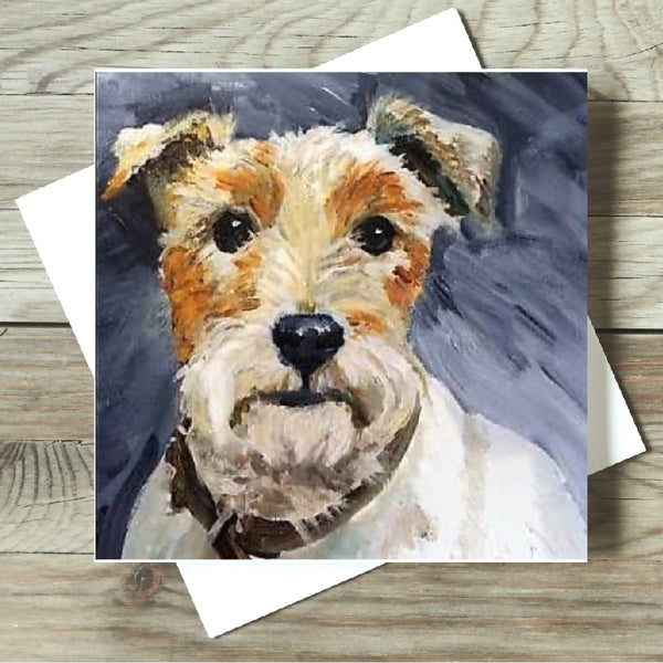 Sizzle the Parson Terrier Card