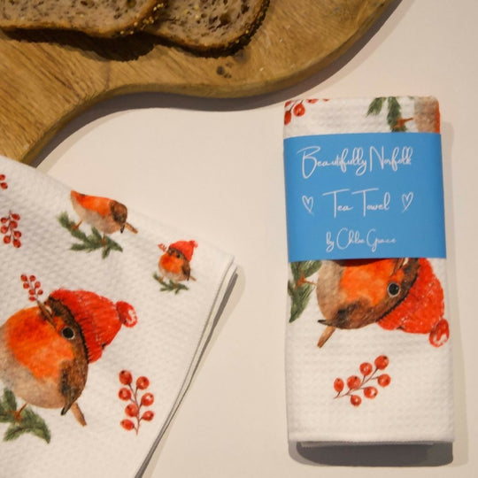 Robin Tea Towel - Country Collection
