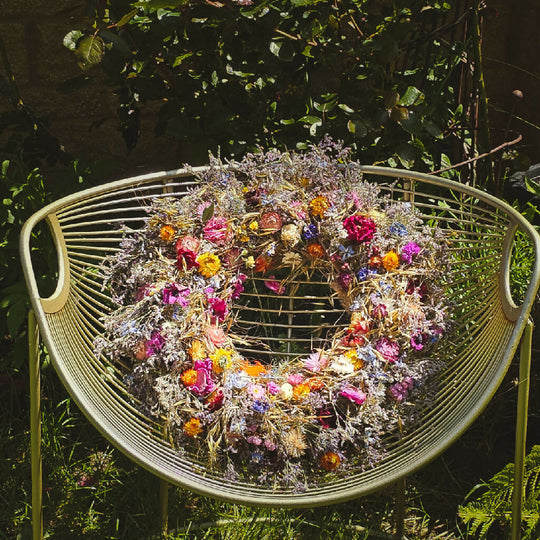 Cotswold Meadow | Everlasting wreath 55cm