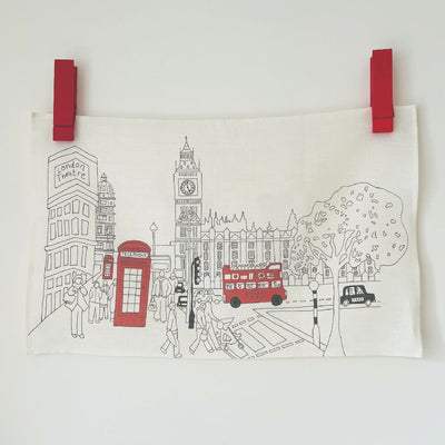 London Westminster Linen Tea Towel