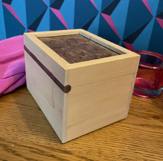 Birch & Walnut Box