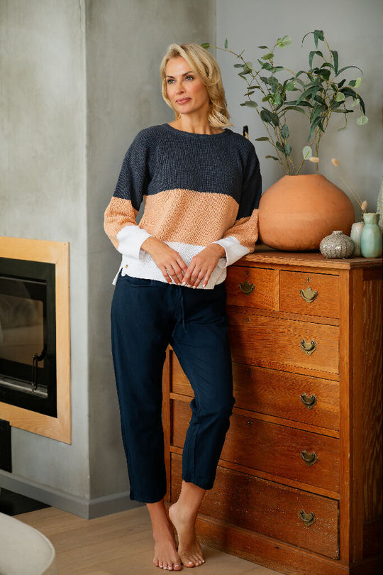 Jayne Cotton Trousers Elastic Waist