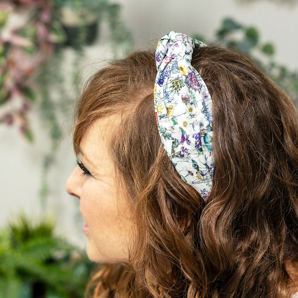 Liberty Classic Knot Headband - Wild Flowers Print