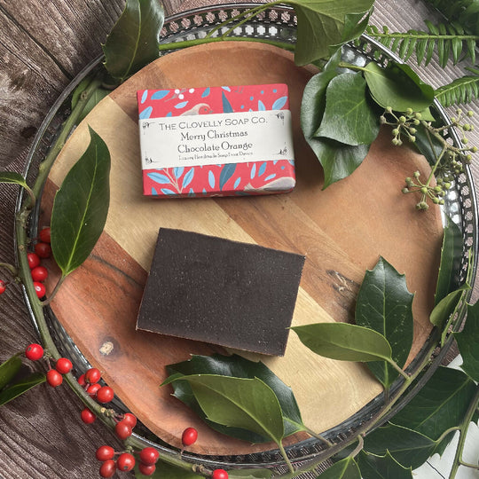 Chocolate Orange Handmade Soap Made in Clovelly