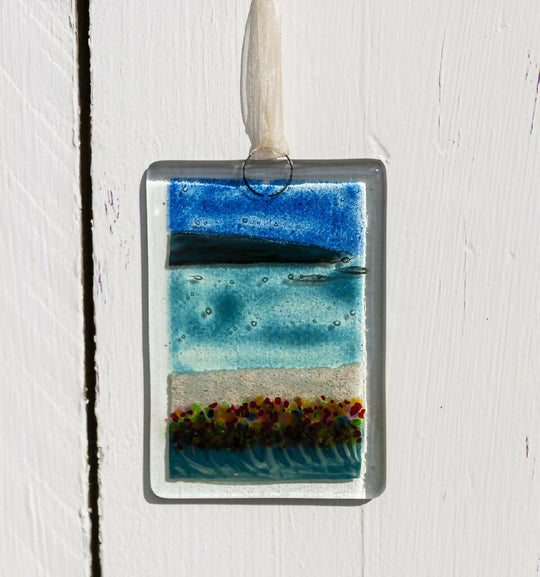Orkney Fused Glass Small Hanging