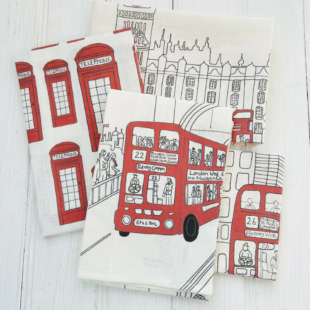 London Westminster Linen Tea Towel